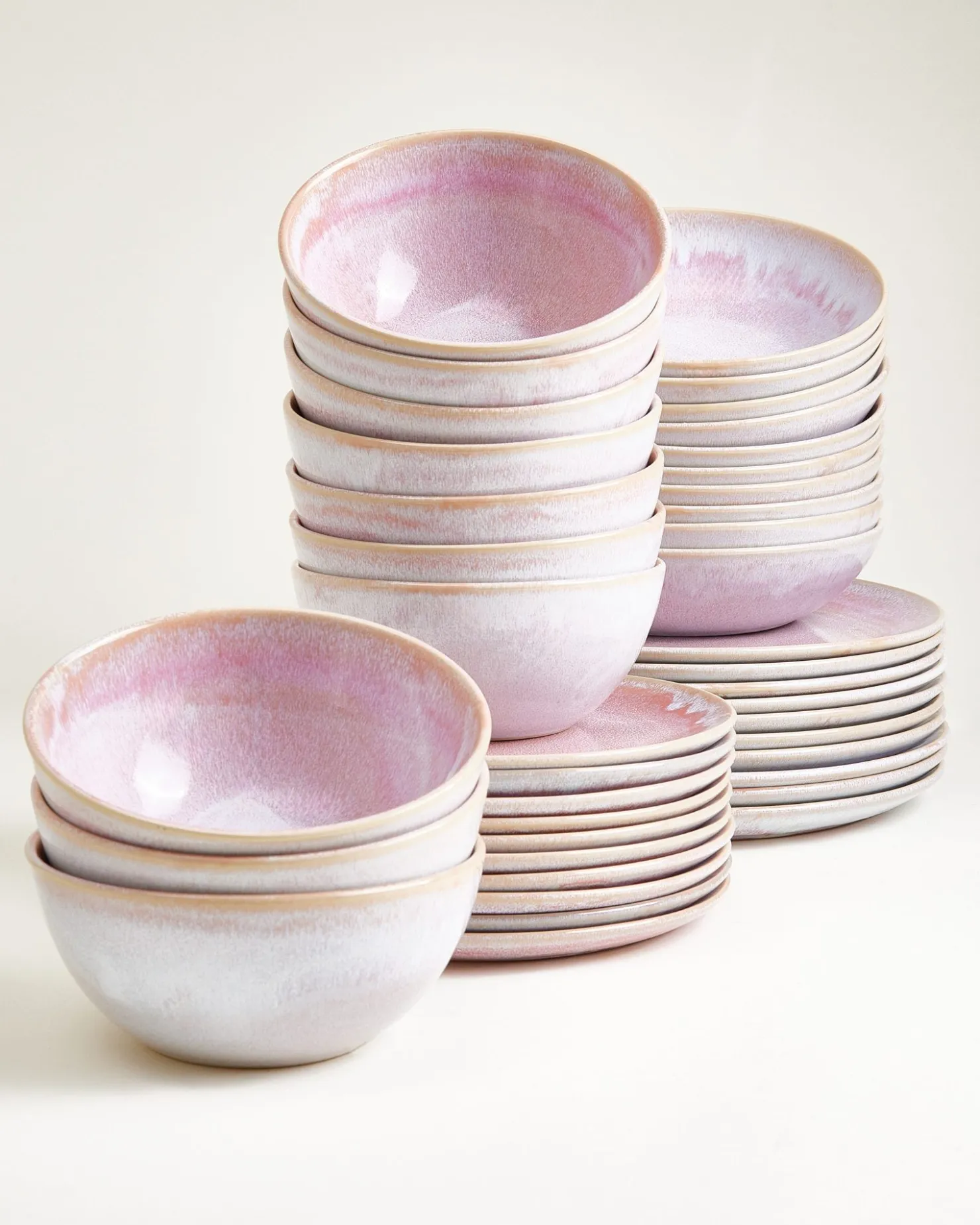 Motel a Miio Cordoama Geschirr-Set classic 40-teilig rosé