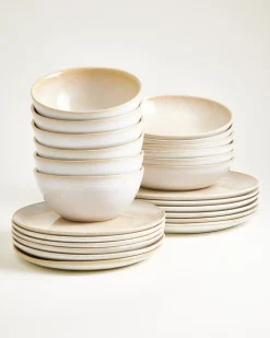 Motel a Miio Cordoama Geschirr-Set classic 24-teilig sand Clearance