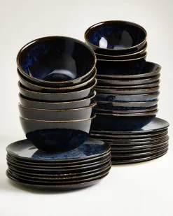 Motel a Miio Cordoama Geschirr-Set classic 32-teilig dunkelblau Hot