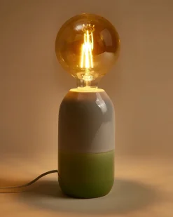 Motel a Miio Farol Keramiklampe hellblau salbei Best