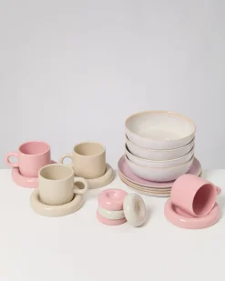 Motel a Miio Geschirr-Set Morning Blush rosa sand 16-teilig Sale