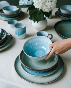 Motel a Miio Geschirr-Set Soft Tide aqua grünblau 16-teilig Online