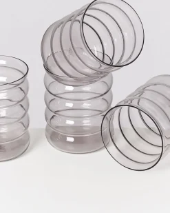 Motel a Miio Joia Glas groß bubble 4er-Set grau Online