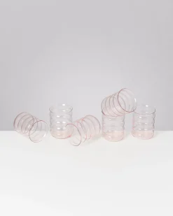 Motel a Miio Joia Glas groß bubble 6er-Set rosé Best
