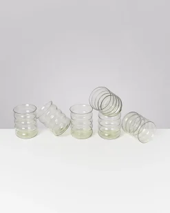 Motel a Miio Joia Glas groß bubble 6er-Set smaragd Discount