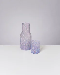 Motel a Miio Joia Glas groß drops blau lila Clearance