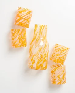Motel a Miio Joia Glas groß 5er-Set drops orange Online