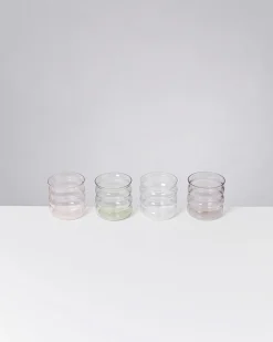 Motel a Miio Joia Glas klein bubble Blush Vibe 4er-Set mix Best