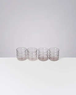 Motel a Miio Joia Glas klein bubble 4er-Set grau Outlet