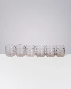 Motel a Miio Joia Glas klein bubble 6er-Set grau New