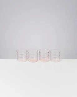 Motel a Miio Joia Glas klein bubble 4er-Set rosé Sale