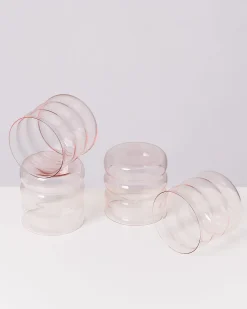 Motel a Miio Joia Glas klein bubble 4er-Set rosé Sale
