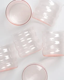 Motel a Miio Joia Glas klein bubble 6er-Set rosé