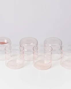Motel a Miio Joia Glas klein bubble 6er-Set rosé