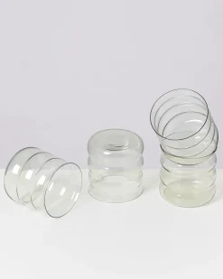 Motel a Miio Joia Glas klein bubble 4er-Set smaragd Clearance