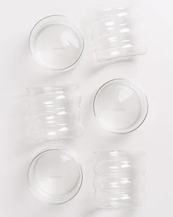 Motel a Miio Joia Glas klein bubble 6er-Set transparent Outlet