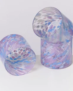 Motel a Miio Joia Glas klein drops blau lila New