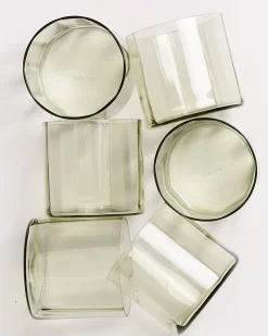 Motel a Miio Joia Glas klein flower 6er-Set smaragd Hot