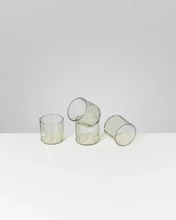 Motel a Miio Joia Glas klein flower 4er-Set smaragd New