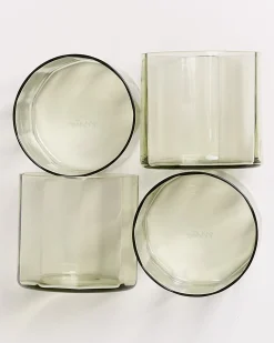 Motel a Miio Joia Glas klein flower 4er-Set smaragd New