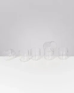 Motel a Miio Joia Glas klein flower 6er-Set transparent Online