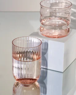 Motel a Miio Joia Glas klein riffled rosé Online