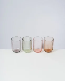 Motel a Miio Joia Glas klein riffled rosé Online