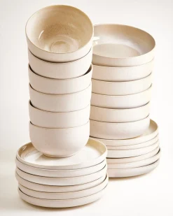 Motel a Miio Lorosa Geschirr-Set modern sand 24-teilig