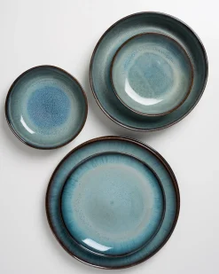 Motel a Miio Madeira Geschirr-Set modern grünblau 7-teilig Outlet