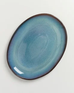 Motel a Miio Madeira Servierplatte L oval grünblau New