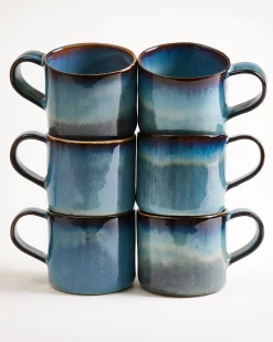 Motel a Miio Madeira Tasse groß Nódoa 6er-Set grünblau Clearance