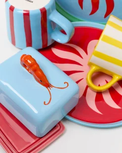 Motel a Miio MaM x Isis Maria Geschirr-Set Palm Stripe 5-teilig mix Outlet