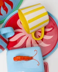 Motel a Miio MaM x Isis Maria Geschirr-Set Palm Stripe 5-teilig mix Outlet
