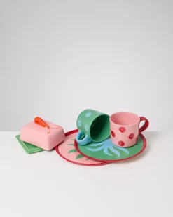 Motel a Miio MaM x Isis Maria Geschirr-Set Palm Dot 5-teilig mix Hot