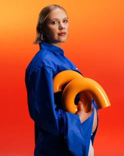 Motel a Miio MaM x Ju Schnee Keramiklampe orange Best
