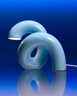 Motel a Miio MaM x Ju Schnee Keramiklampe hellblau Best