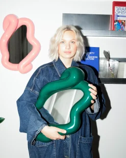 Motel a Miio MaM x Ju Schnee Spiegel dunkelgrün Online