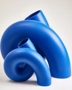Motel a Miio MaM x Ju Schnee Vase L blau Clearance