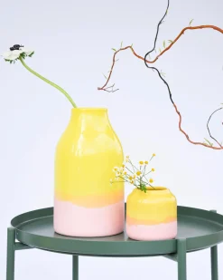 Motel a Miio Marisa Vase M gelb rosé Discount