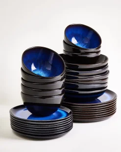 Motel a Miio Melides Geschirr-Set 32-teilig deepseablue Clearance