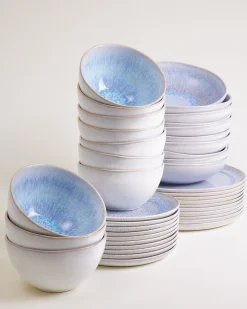 Motel a Miio Melides Geschirr-Set 40-teilig stoneblue Discount