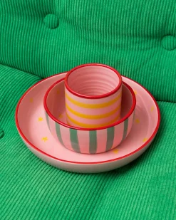 Motel a Miio Miio Miini Geschirr-Set 3-teilig rosa rot Outlet
