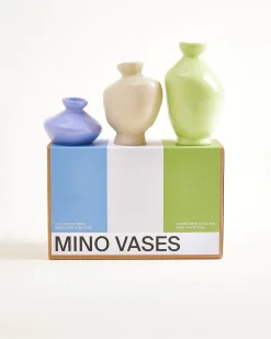 Motel a Miio Mino Vase 3er-Set cornflower sand lime