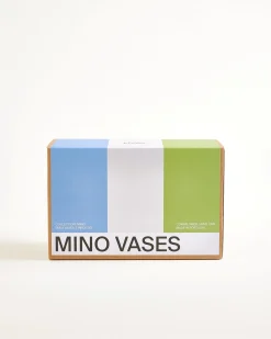Motel a Miio Mino Vase 3er-Set cornflower sand lime