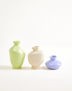 Motel a Miio Mino Vase 3er-Set cornflower sand lime