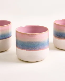 Motel a Miio Nódoa Becher groß 6er-Set dipped rosa blau Outlet