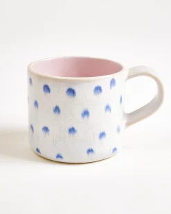 Motel a Miio Nódoa Tasse groß gepunktet rosa blau New