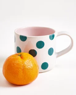 Motel a Miio Nódoa Tasse groß 6er-Set gepunktet rosa grün Discount