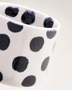 Motel a Miio Nódoa Tasse groß gepunktet schwarz Clearance