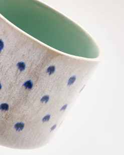 Motel a Miio Nódoa Tasse groß gepunktet mint blau Online